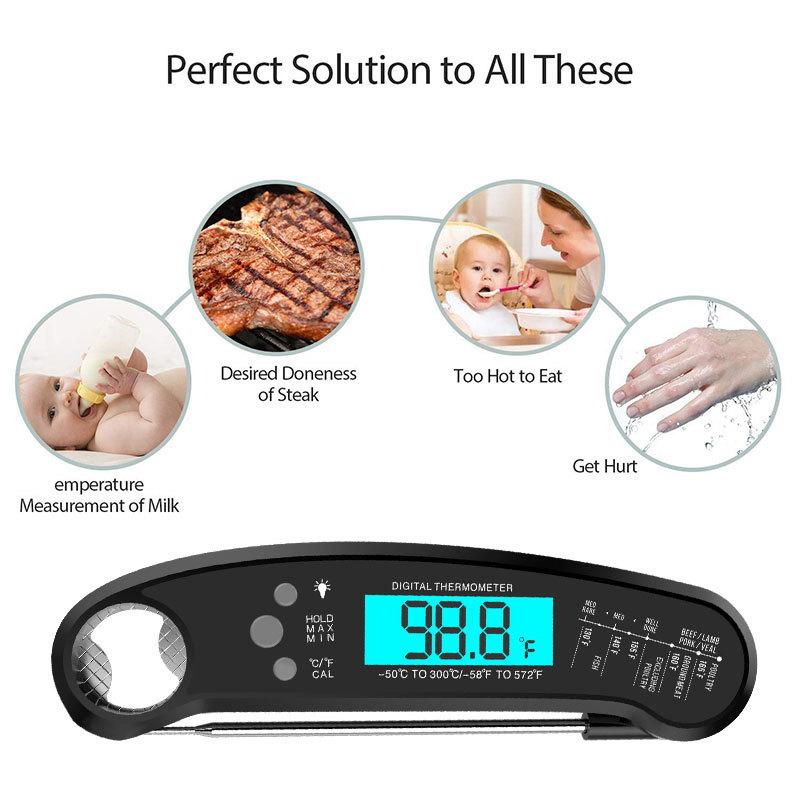 Waterproof Professional Instant Digital Meat Thermometer