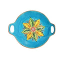 Hand-painted embossed double ear disc