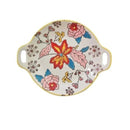 Hand-painted embossed double ear disc