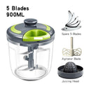 Hand-pulled Multifunction Grinder