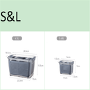 Japanese Style 3-In-1 Multifunctional Storage Box