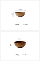 Japanese Style Wooden Bowl