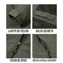 JAQUETA MASCULINA IMPERMEÁVEL TÉRMICA COM CAPUZ MAX COMBAT X - [FRETE GRÁTIS]