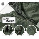 JAQUETA MASCULINA IMPERMEÁVEL TÉRMICA COM CAPUZ MAX COMBAT X - [FRETE GRÁTIS]