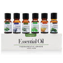 Kit com 6 óleos essenciais 100% puro e natural (10ml cada)