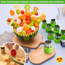 Kit de Cortadores de Frutas e Vegetais