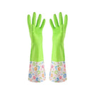 Latex cleaning gloves