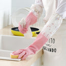 Latex cleaning gloves