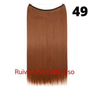 Long Hair™ - Extensão Aplique Para Cabelo com Fio Invisível Mega Hair