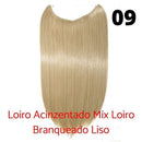 Long Hair™ - Extensão Aplique Para Cabelo com Fio Invisível Mega Hair