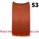 Long Hair™ - Extensão Aplique Para Cabelo com Fio Invisível Mega Hair