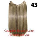 Long Hair™ - Extensão Aplique Para Cabelo com Fio Invisível Mega Hair