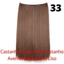 Long Hair™ - Extensão Aplique Para Cabelo com Fio Invisível Mega Hair