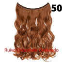 Long Hair™ - Extensão Aplique Para Cabelo com Fio Invisível Mega Hair
