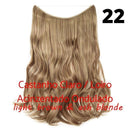 Long Hair™ - Extensão Aplique Para Cabelo com Fio Invisível Mega Hair