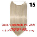 Long Hair™ - Extensão Aplique Para Cabelo com Fio Invisível Mega Hair