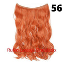 Long Hair™ - Extensão Aplique Para Cabelo com Fio Invisível Mega Hair