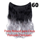 Long Hair™ - Extensão Aplique Para Cabelo com Fio Invisível Mega Hair