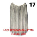 Long Hair™ - Extensão Aplique Para Cabelo com Fio Invisível Mega Hair