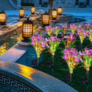 MAGIC-JARDIM - KIT COM 4 PÉS DE FLORES LED ENERGIA SOLAR