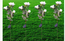 MAGIC-JARDIM - KIT COM 4 PÉS DE FLORES LED ENERGIA SOLAR