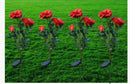 MAGIC-JARDIM - KIT COM 4 PÉS DE FLORES LED ENERGIA SOLAR