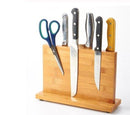 Magnetic Bamboo Knife Block Holder (without knife)