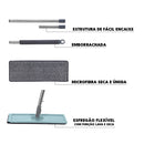 Rodo Esfregão Flat Mop Com 1 Refil Gratis