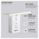 Multi-functional Wall Plug Shelf