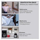 Multi-functional Wall Plug Shelf