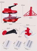 Multifunctional Manual Meat/Vegetable Grinder + Shredder