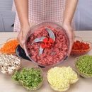 Multifunctional Manual Meat/Vegetable Grinder + Shredder