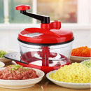 Multifunctional Manual Meat/Vegetable Grinder + Shredder
