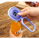 Multifunctional silicone bottle opener