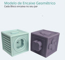 Novos Blocos 3D de Montar para Bebês - Brinquedo de Silicone Macio
