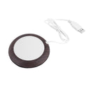 Original USB Wood Grain Cup Warmer Heat Beverage Mug Mat Keep Drink Warm Heater Mugs Coaster