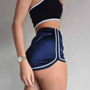 Penny Lane® - Shorts Holográfico de Seda de Verão Praia Casual 2020