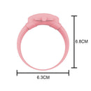Portable silicone hand sanitizer bracelet