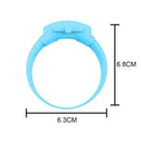 Portable silicone hand sanitizer bracelet