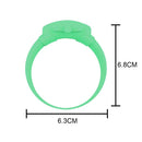 Portable silicone hand sanitizer bracelet