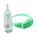 Portable silicone hand sanitizer bracelet