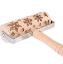 Push-Style Christmas Embossing Rolling Pin