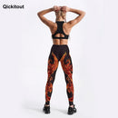 Qickitout® Legging Feminina Estampas Muito Loucas 2020 (Tamanhos Puls Size)