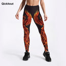 Qickitout® Legging Feminina Estampas Muito Loucas 2020 (Tamanhos Puls Size)