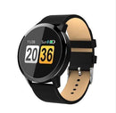 Relógio Eletrônico Smartwatch Q8 Couro