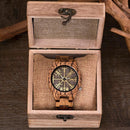 Relógio Viking Especial Quartz Madeira [PROMOÇÃO DIA DOS PAIS]