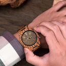 Relógio Viking Especial Quartz Madeira [PROMOÇÃO DIA DOS PAIS]
