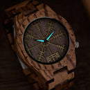 Relógio Viking Especial Quartz Madeira [PROMOÇÃO DIA DOS PAIS]
