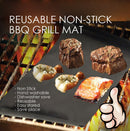 Reusable Non-stick BBQ Grill Mat (3pcs/Pack)