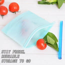 Saco Reutilizável Para Alimentos De Silicone